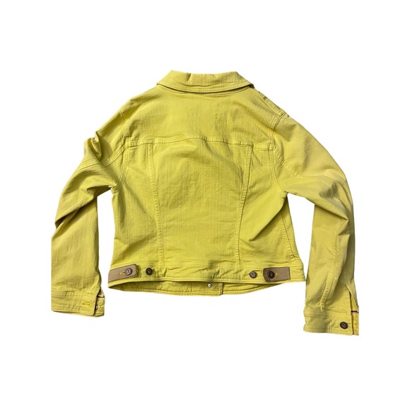 PILCRO AND THE LETTERPRESS‎ Women's yellow denim jacket. Size LargeP - Picture 3 of 9